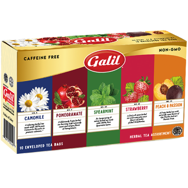 Fruit Assortment Tea | 10' Tea Bags | Galil