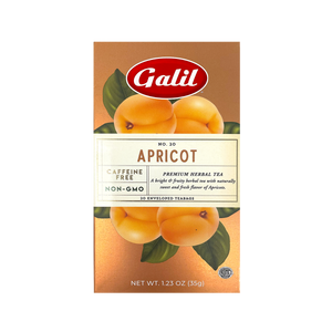 Apricot Herbal Tea | 20' Tea Bags | 1.23 oz | Galil