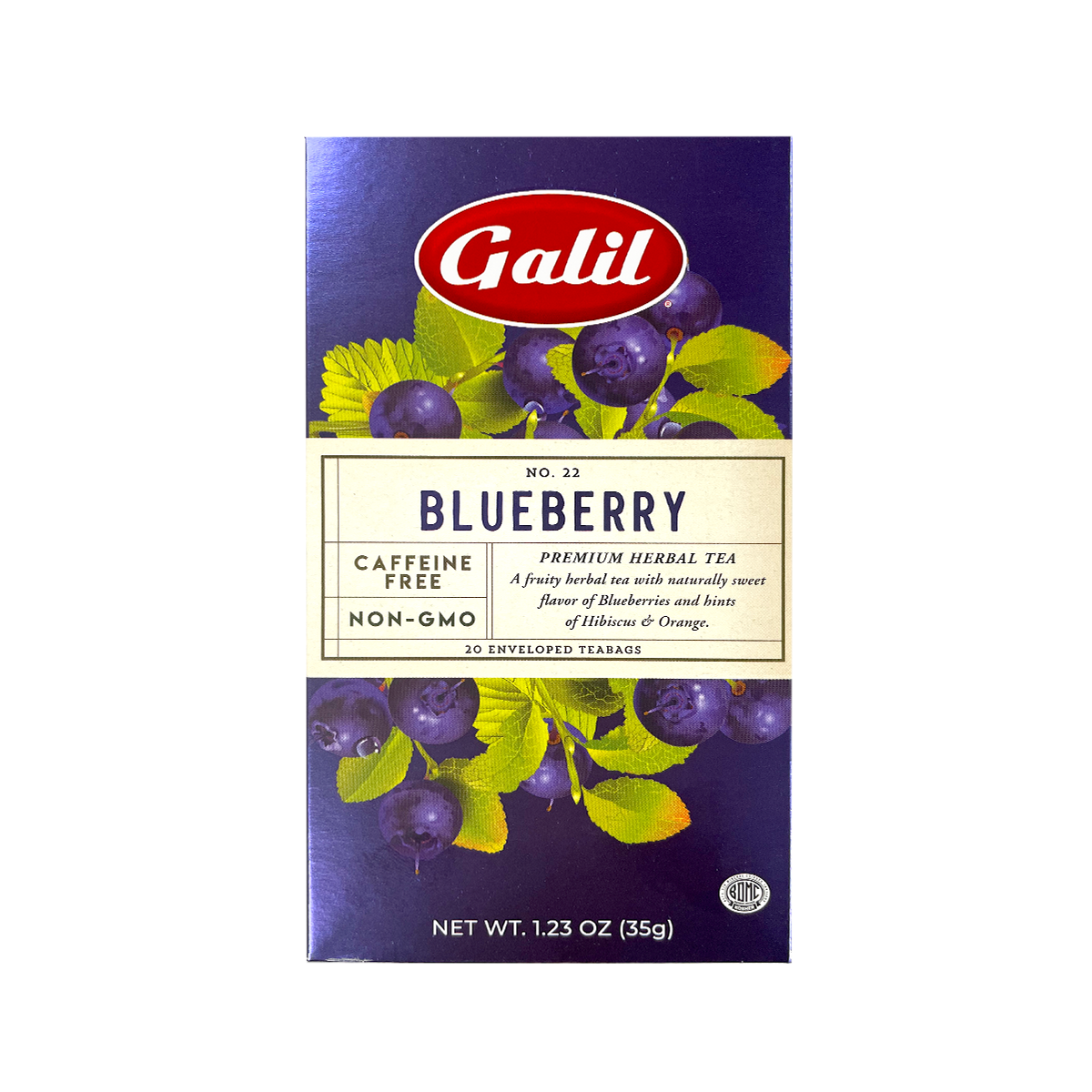 Blueberry Herbal Tea, Galil
