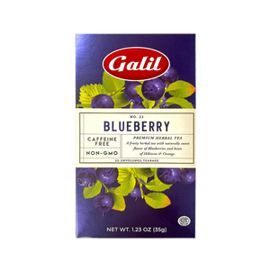 Blueberry Herbal Tea | | 20' Tea Bags | 1.23 oz | Galil