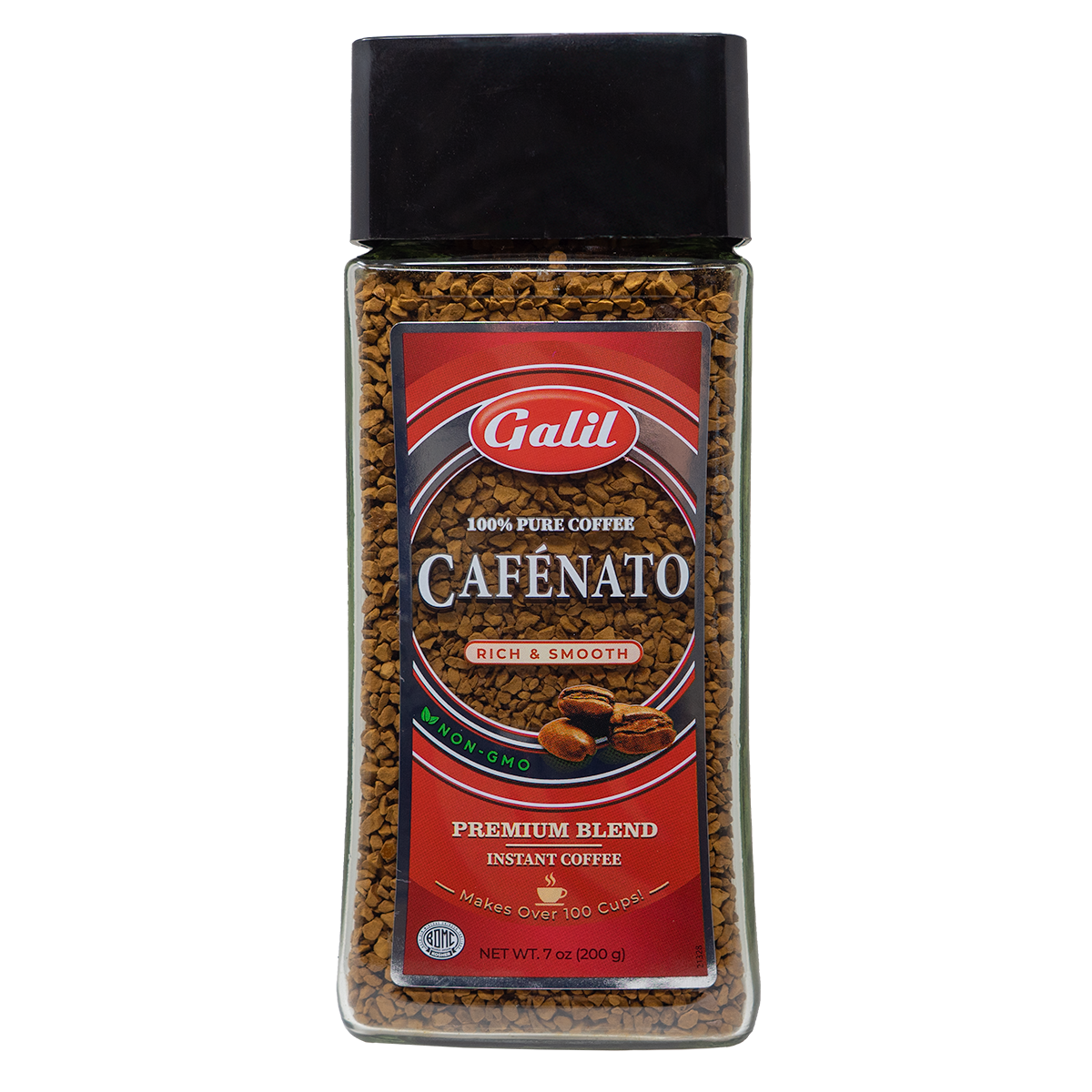 100% Pure Instant Coffee Crystals, Galil