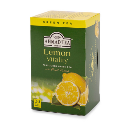 Lemon Vitality - Green Tea | 20' Tea Bags | Ahmad Tea