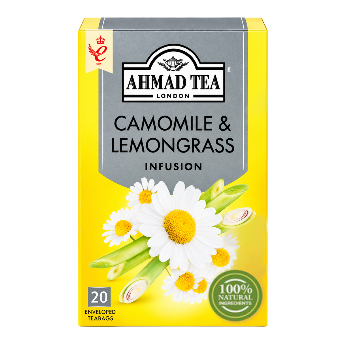 Camomile & Lemongrass Herbal Infusion Tea, Ahmad Tea