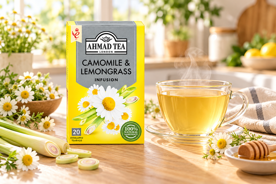 Camomile & Lemongrass Herbal Infusion Tea, Ahmad Tea