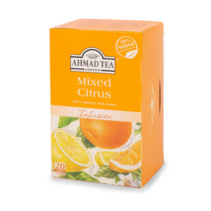 Mixed Citrus Infusion Tea - Herbal | 20' Tea Bags | Ahmad Tea