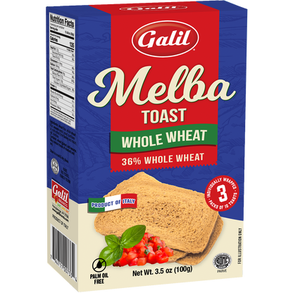 Melba Toast | Whole Wheat | Galil