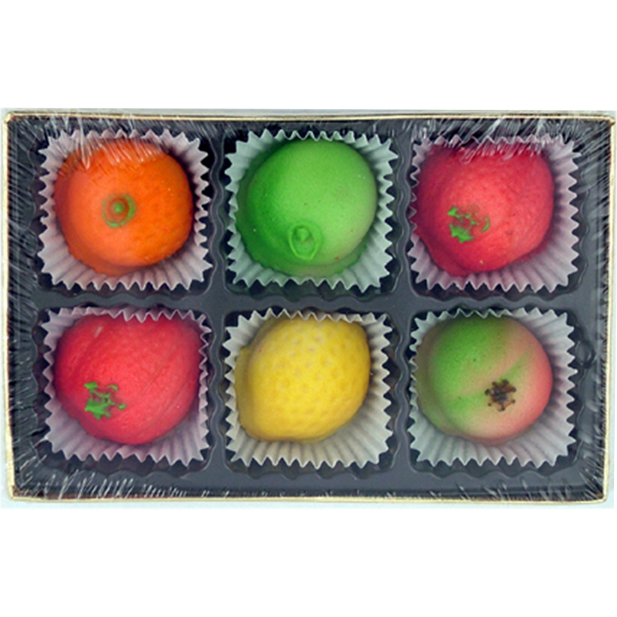 Marzipan Fruit | 6 pcs | Bergen