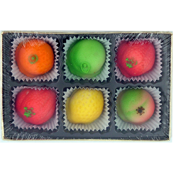 Marzipan Fruit | 6 pcs | Bergen