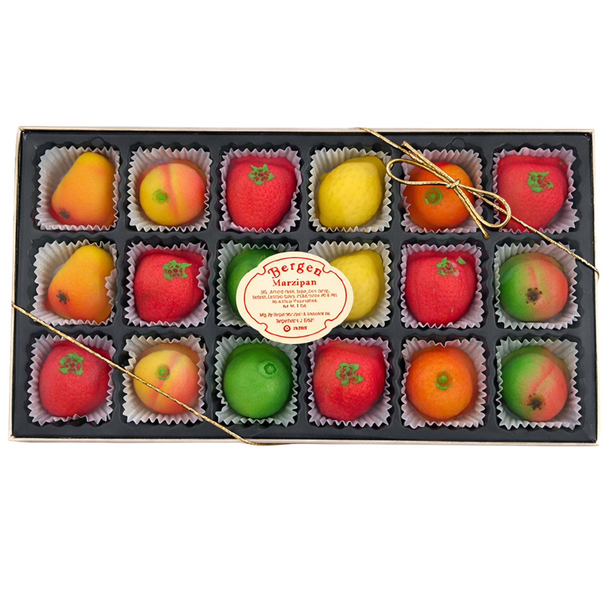 Marzipan Fruit, Bergen