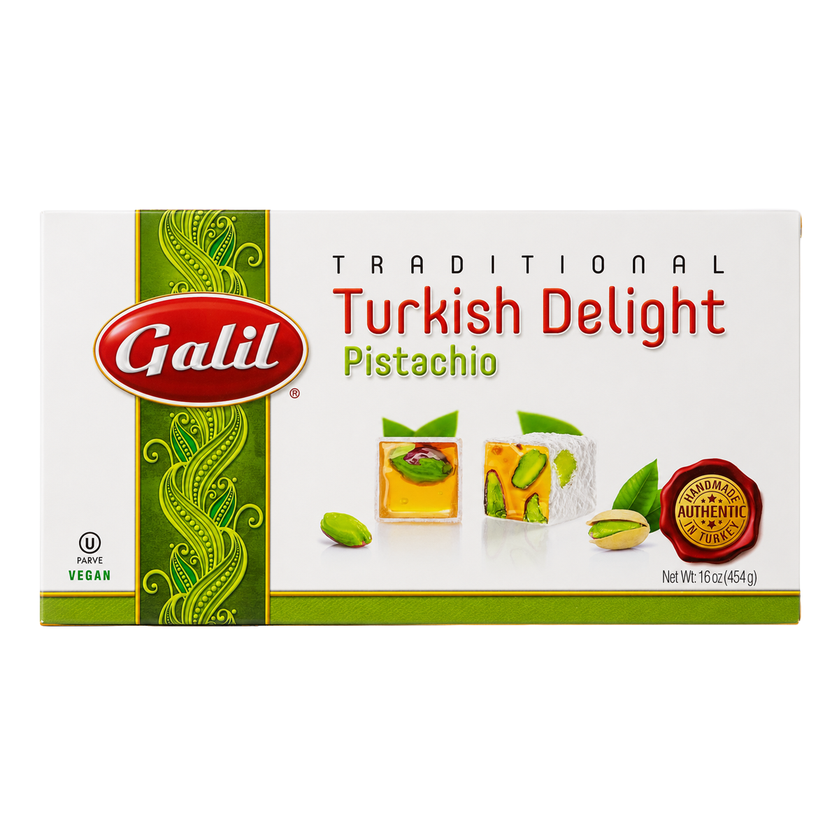 Pistachio Turkish Delight, Galil