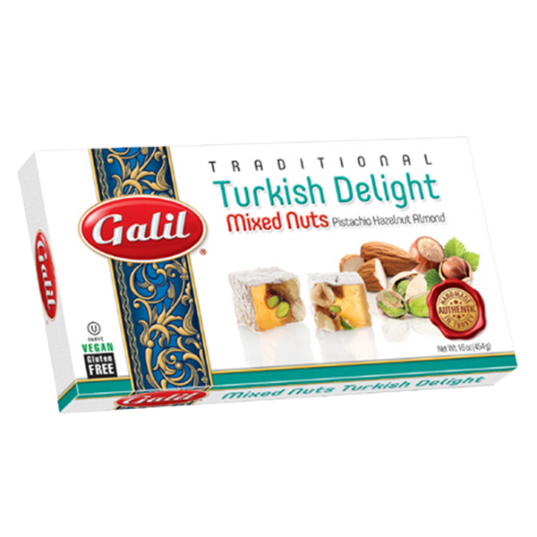 Mixed Nuts Turkish Delight | 16 oz | Galil