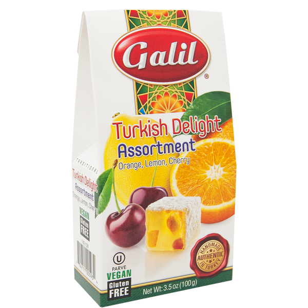Assorted Fruit Turkish Delight | 3.5 oz | Galil