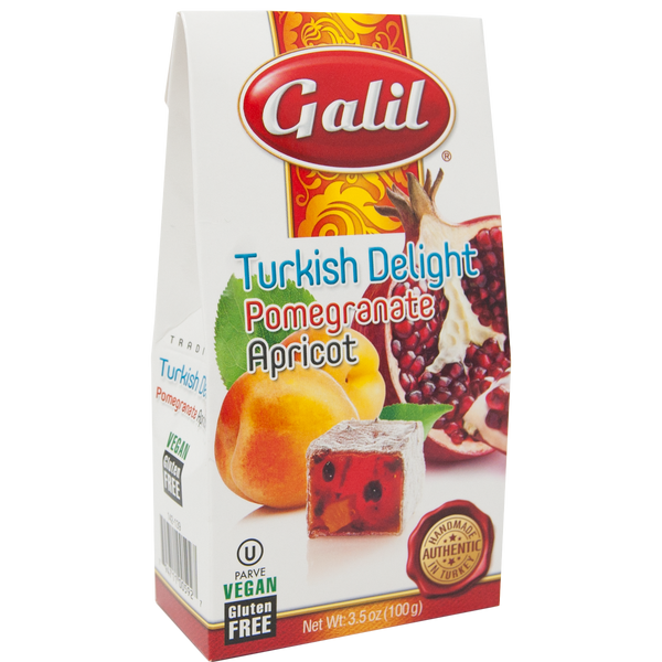 Pomegranate Apricot Turkish Delight | 3.5 oz | Galil