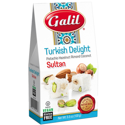 Sultan Turkish Delight | 3.5 oz | Galil