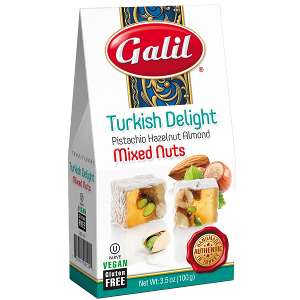 Mixed Nuts Turkish Delight | 3.5 oz | Galil