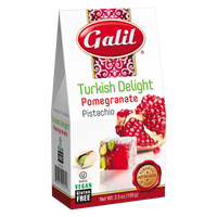 Pomegranate Pistachio Turkish Delight | 3.5 oz | Galil