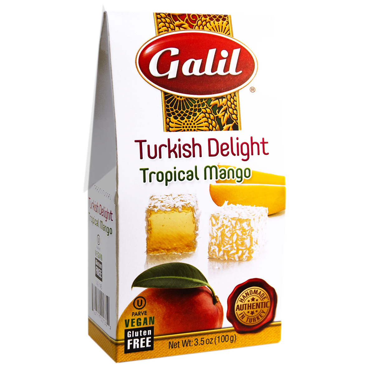 Tropical Mango Turkish Delight | 3.5 oz | Galil