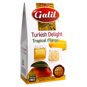 Tropical Mango Turkish Delight | 3.5 oz | Galil