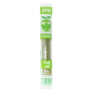 Sour Apple Fruit Rolls | Real Fruit | .75 oz | Joray