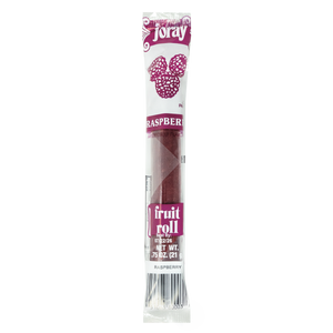 Raspberry Fruit Rolls | Real Fruit | .75 oz | Joray