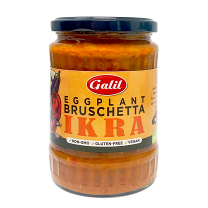 Galil Eggplant Bruschetta Ikra