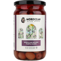 Natural Purple Olives | 26.28 oz | Moroccan Olive Grove