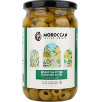 Pitted Picholine Olives | 26.28 oz | Moroccan Olive Grove