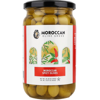 Spicy Olives | 26.28 oz | Moroccan Olive Grove