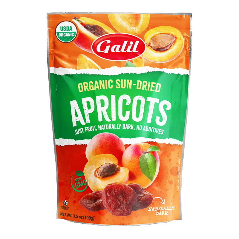 Galil Organic Sun-Dried Apricots