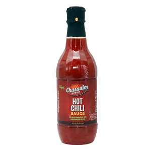 Hot Chili Sauce | 18.3 oz | Chasadim