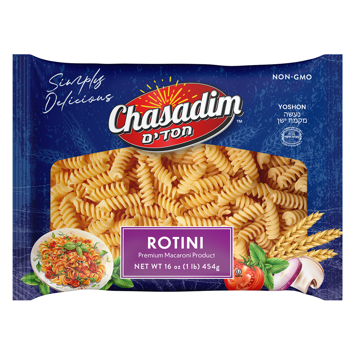 Rotini Pasta, Chasadim