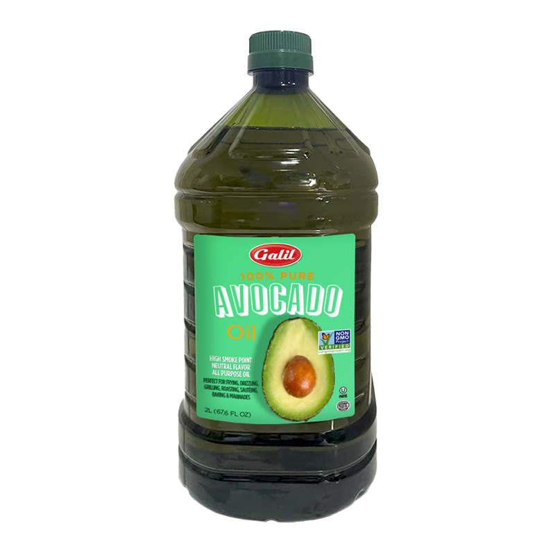 100% Pure Avocado Oil, 2L Glass, Galil
