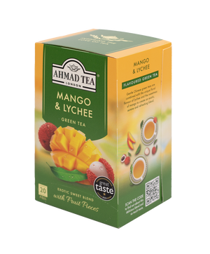 Mango & Lychee - Green Tea | 20' Tea Bags | Ahmad Tea