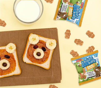 Teddy Cookies | Honey | Pack of 8 | 8 oz | Bisno