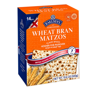 Wheat Bran Matzos | 10.6 oz | Rakusen