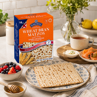 Wheat Bran Matzos | 10.6 oz | Rakusen