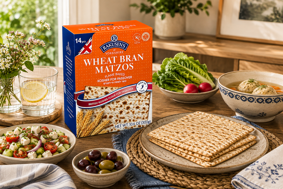 Wheat Bran Matzos | 10.6 oz | Rakusen