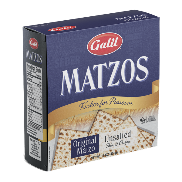 Original Matzos | Unsalted | 1 lb Box | Galil
