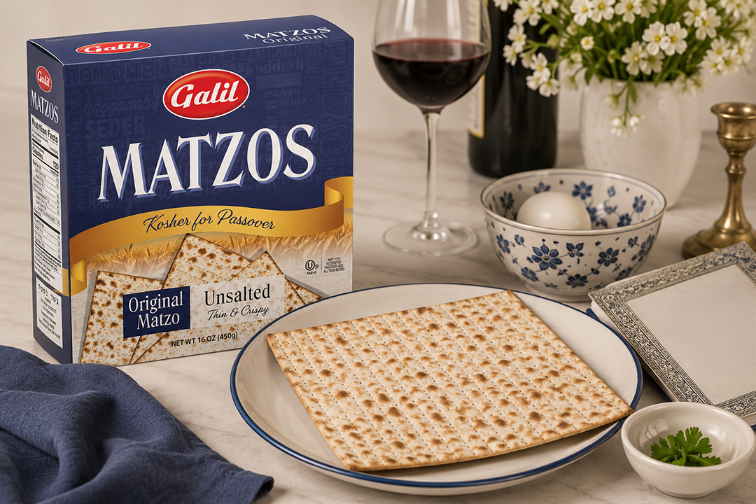 Original Matzos | Unsalted | 1 lb Box | Galil