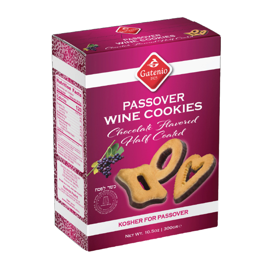 Wine Cookies | Half Chocolate Coated | Gatenio