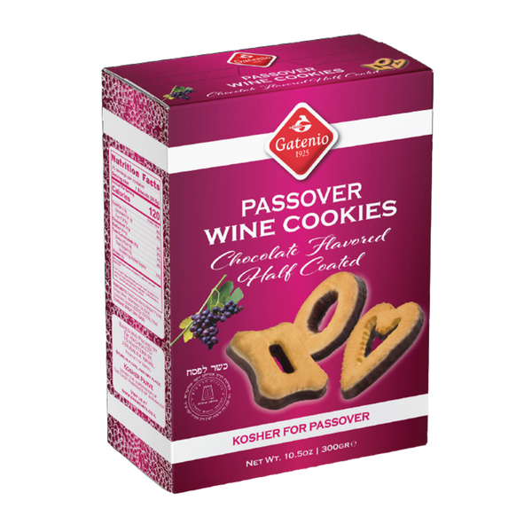 Wine Cookies | Half Chocolate Coated | Gatenio