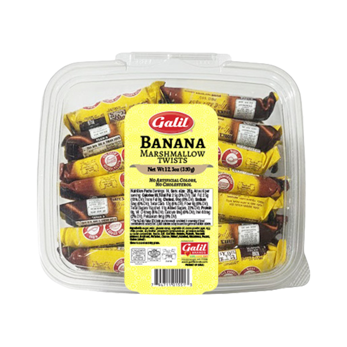 Banana Marshmallow Twists Tray, Galil