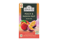 Peach & Passion Fruit - Black Tea | 20' Tea Bags | Ahmad Tea