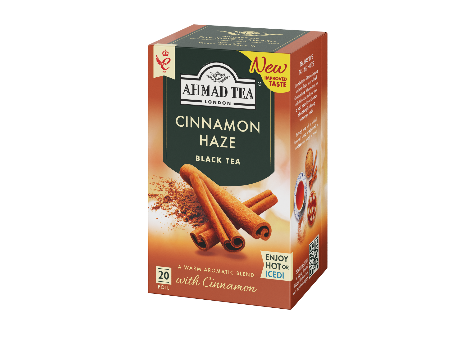 Cinnamon Haze - Black Tea | 20' Tea Bags | Ahmad Tea
