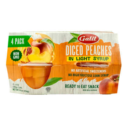 Diced Peaches in Light Syrup, Galil