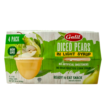 Diced Pears in Light Syrup, Galil