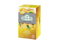 Lemon & Ginger Infusion Herbal Fruit Tea, Ahmad Tea