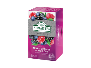 Mixed Berries & Hibiscus Infusion Herbal Fruit Tea, Ahmad Tea
