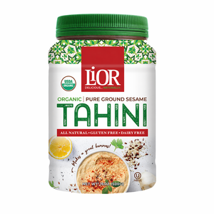 Organic Tahini, Pure Stone Ground Sesame Butter, LiOR