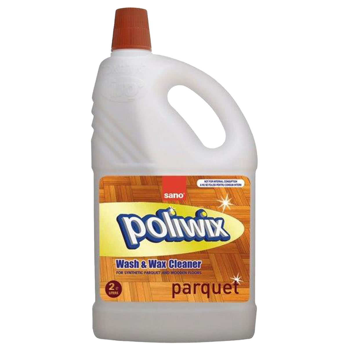 Poliwix Parquet Wash & Wax Floor Cleaner for Wood & Stone | 2 L | sano